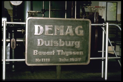 Maschinenschild
