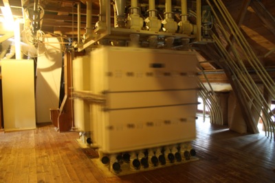 Die modernen Plansichterschränke der Mühle