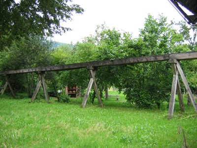 aufgeständertes Hochgerinne