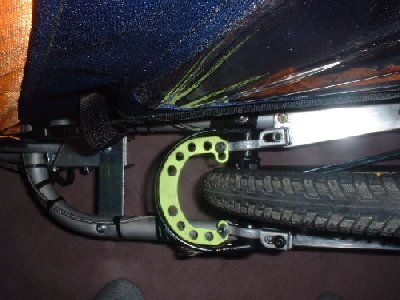Magura Bremse auf Dural Trägerplatte